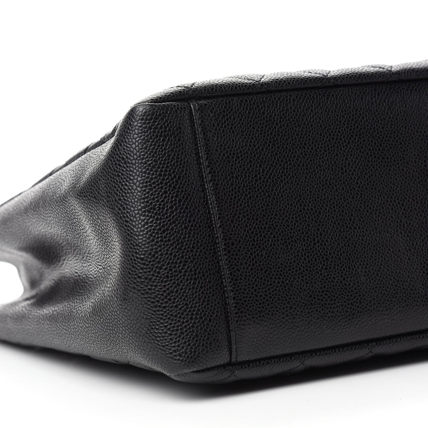 Caviar Quilted Grand Shopping Tote GST Black