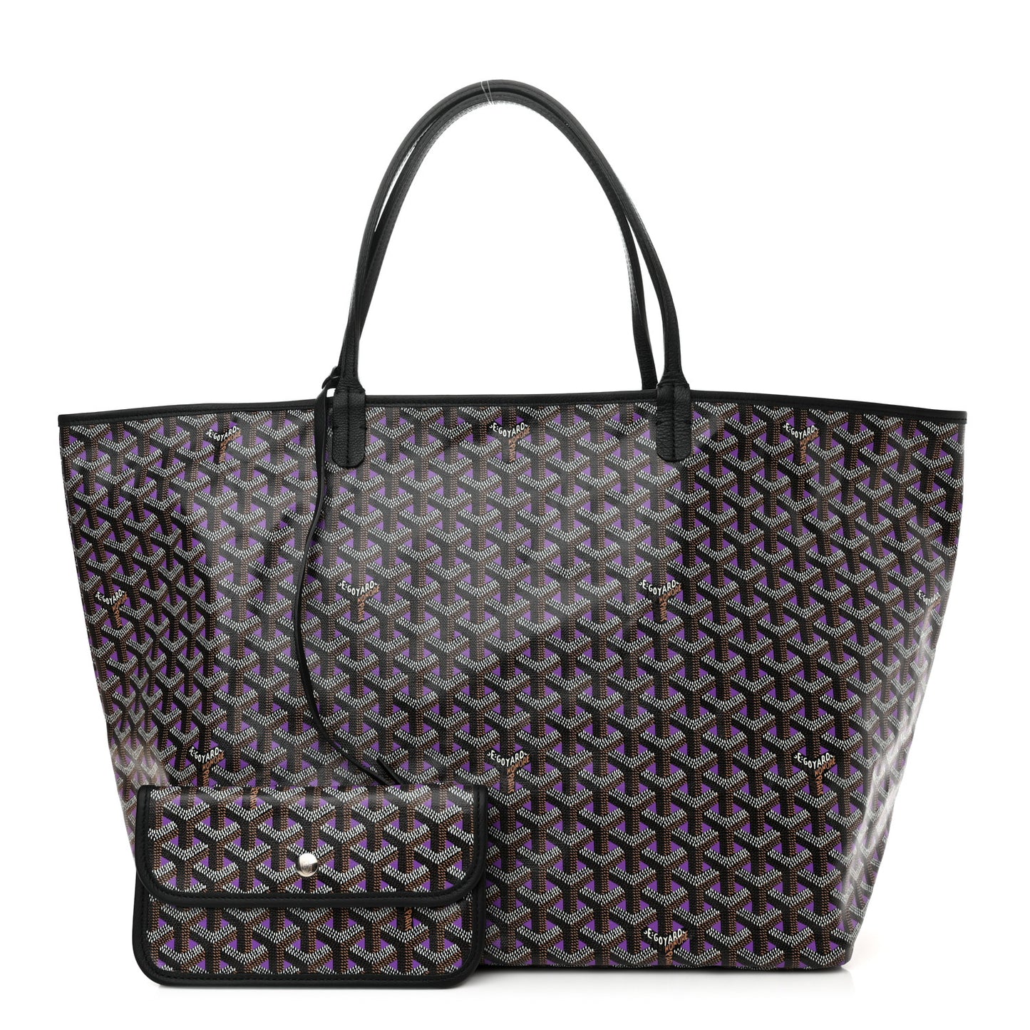 Goyardine Saint Louis Claire Voie GM Black Purple