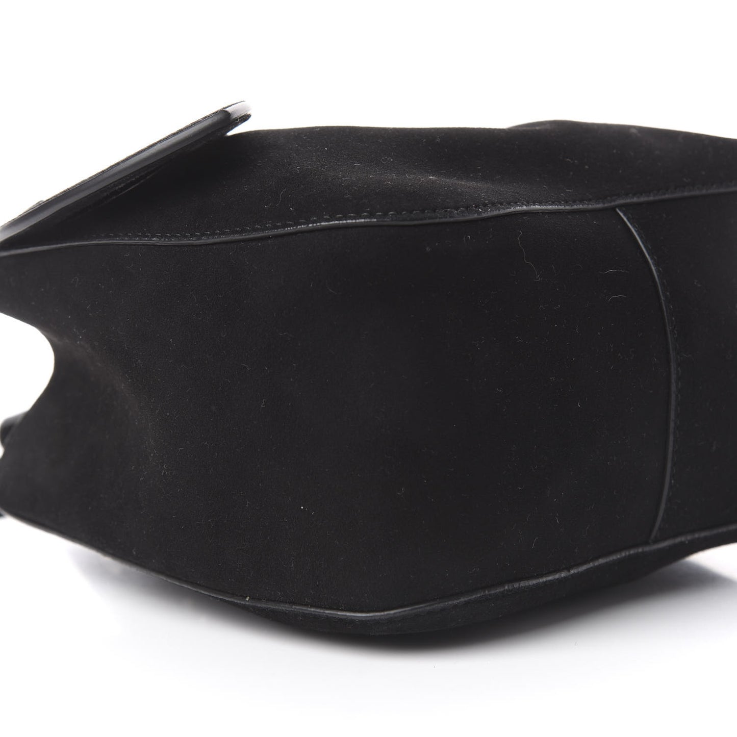 Suede Petal Embellished Rose-Marie 19 Bag Black