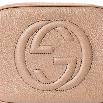 Gucci Pebbled Calfskin Small Soho Disco Bag Camelia 7 of 9