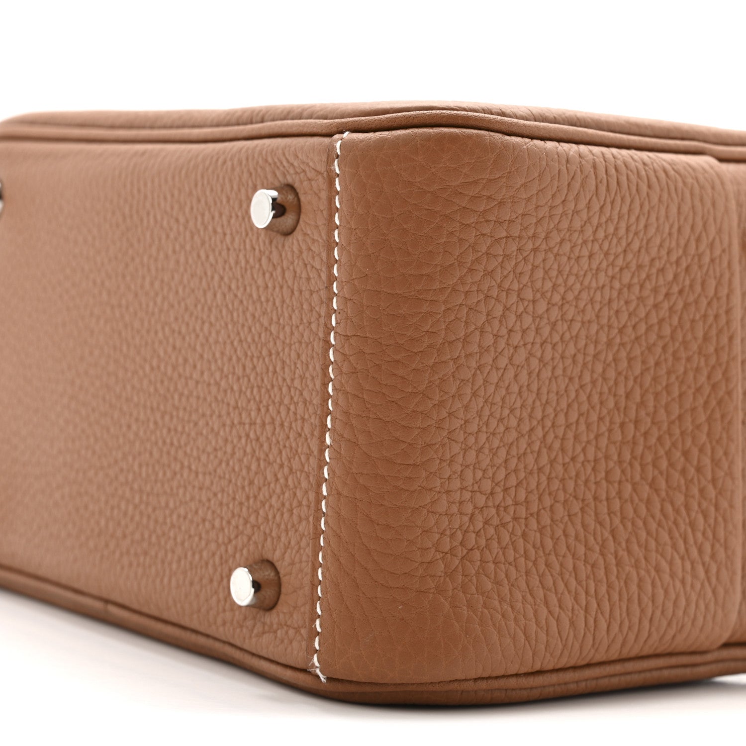 Hermes Taurillon Clemence Mini Lindy 20 Gold 10 of 11