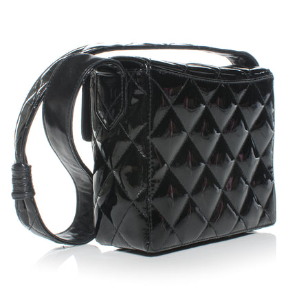 Chanel Patent Quilted Small Flap Bag Black 3 of 9