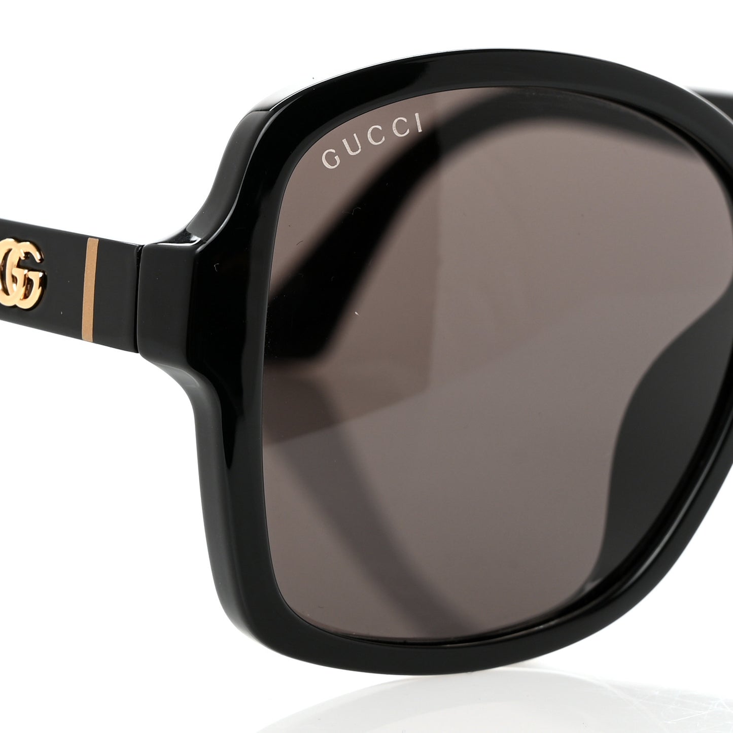 Acetate Square Sunglasses GG0765SA Black