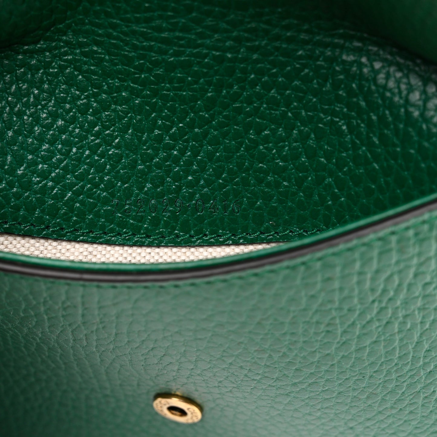 Dollar Calfskin Crystal Mini Dionysus Top Handle Bag Emerald