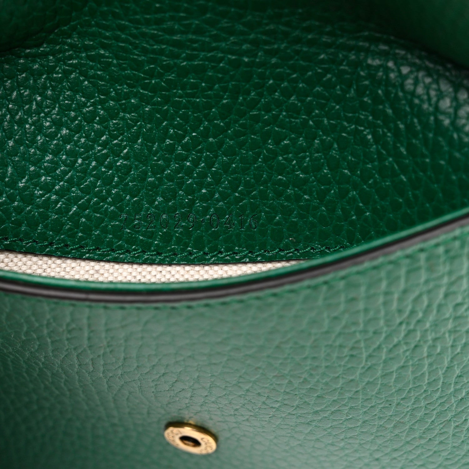 Gucci Dollar Calfskin Crystal Mini Dionysus Top Handle Bag Emerald 7 of 10