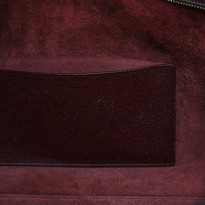Saint Laurent Grained Calfskin Medium Cabas Rive Gauche Amaranto 13 of 29
