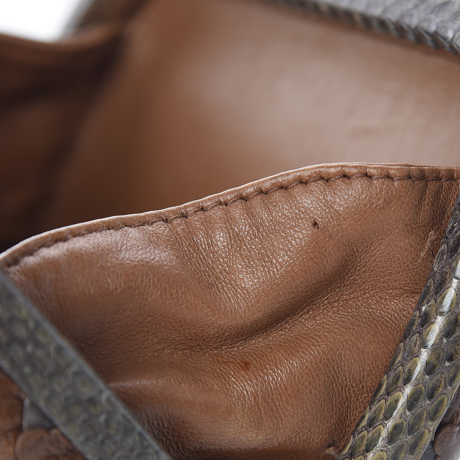 Bottega Veneta Ayers Grained Calfskin Intrecciato Knot Studded Clutch 9 of 14