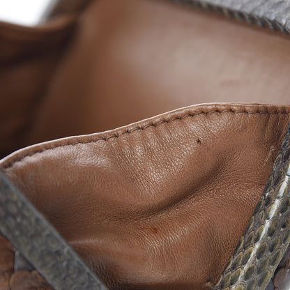 Bottega Veneta Ayers Grained Calfskin Intrecciato Knot Studded Clutch 9 of 14
