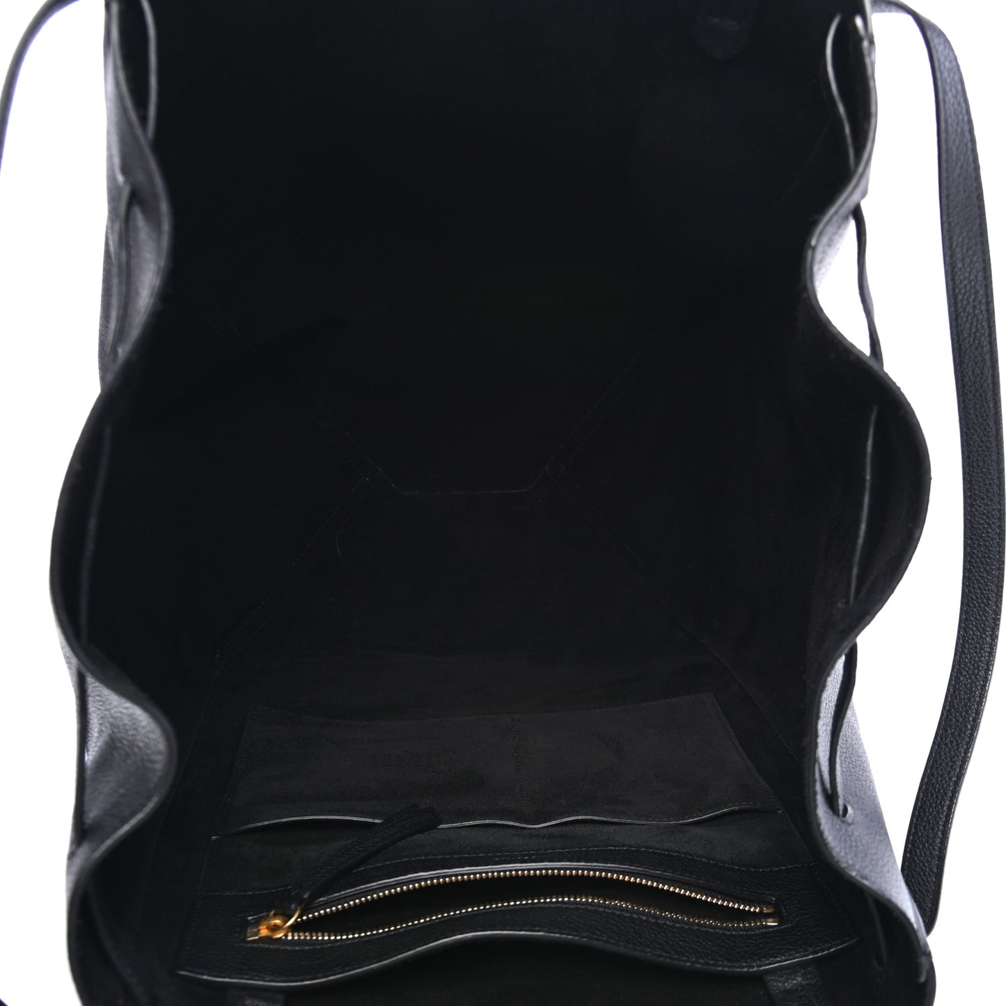 Soft Grained Calfskin Medium Belt Cabas Phantom Black