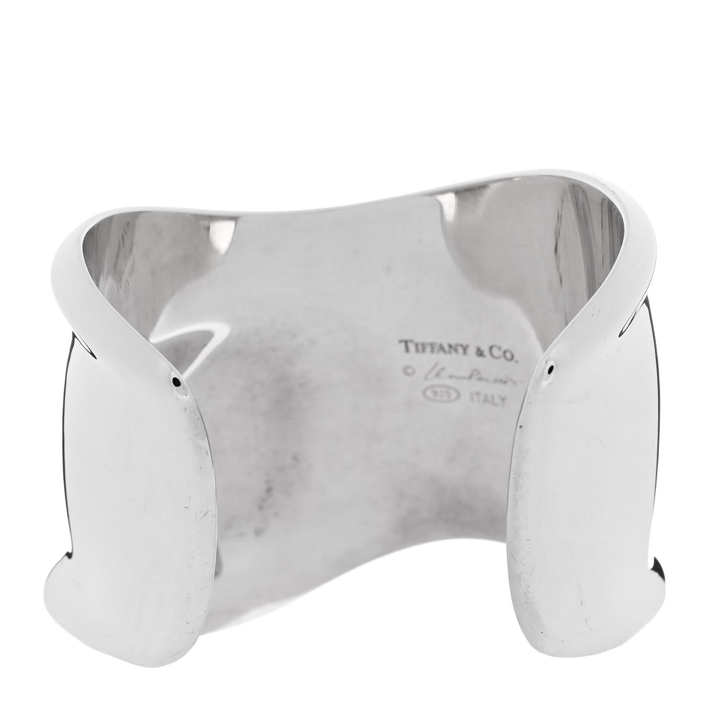 Sterling Silver Medium Elsa Peretti Left Wrist Bone Cuff Bracelet