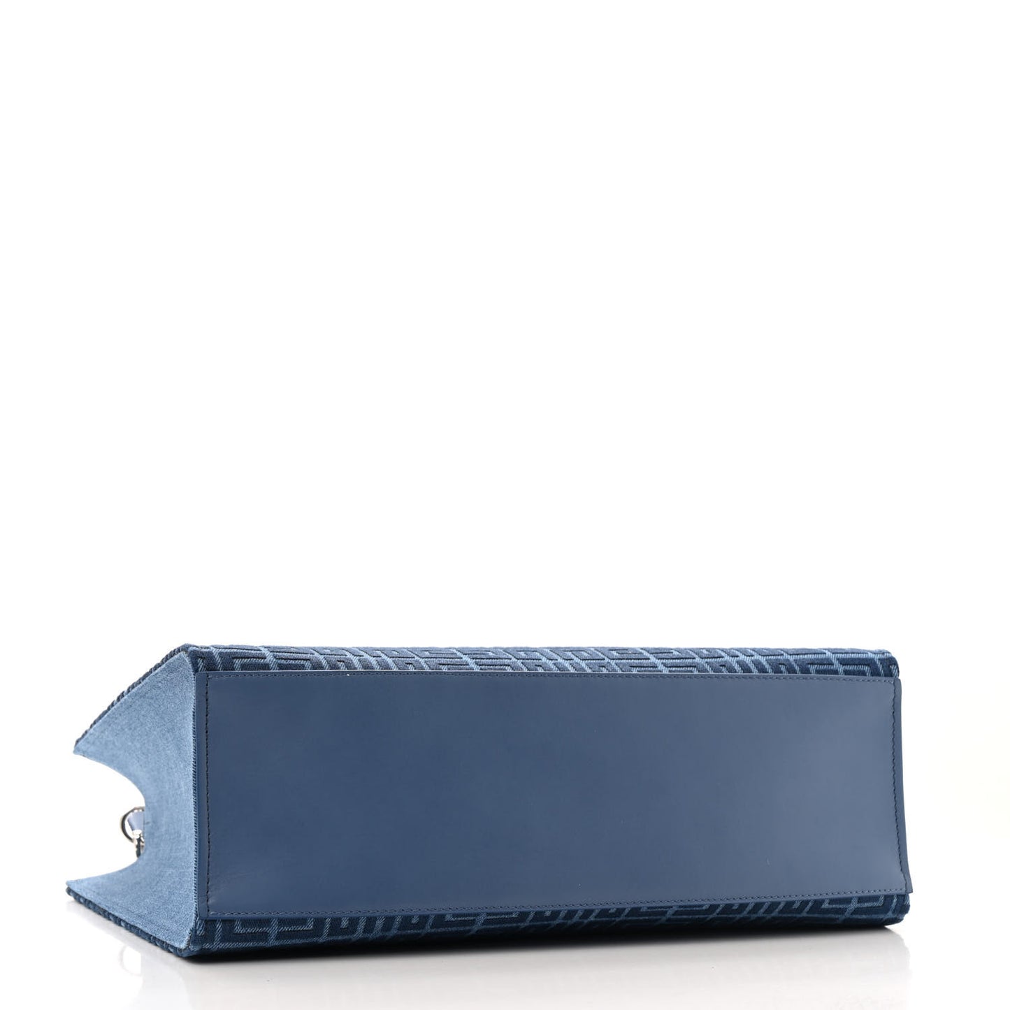 Denim 4G Medium Chain Tote Blue