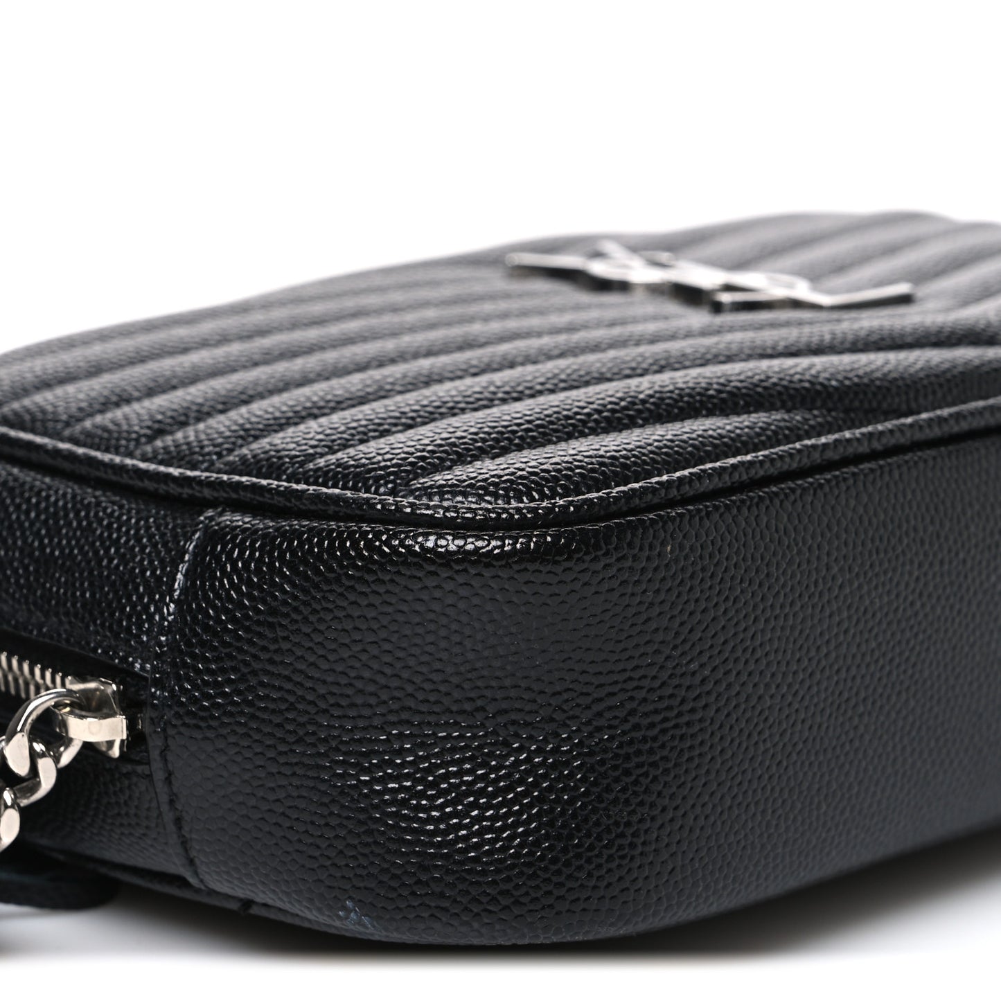 Grain De Poudre Matelasse Monogram Mini Lou Camera Bag Black