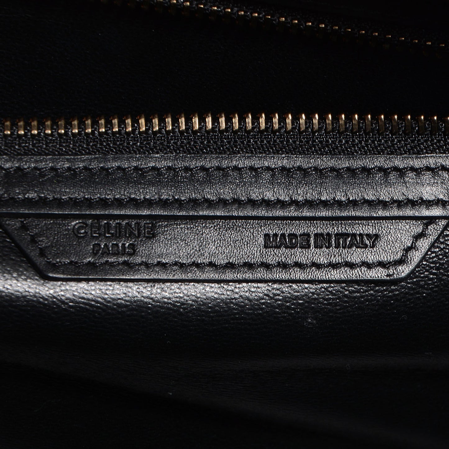 Palmelato Leather Mini Luggage Black