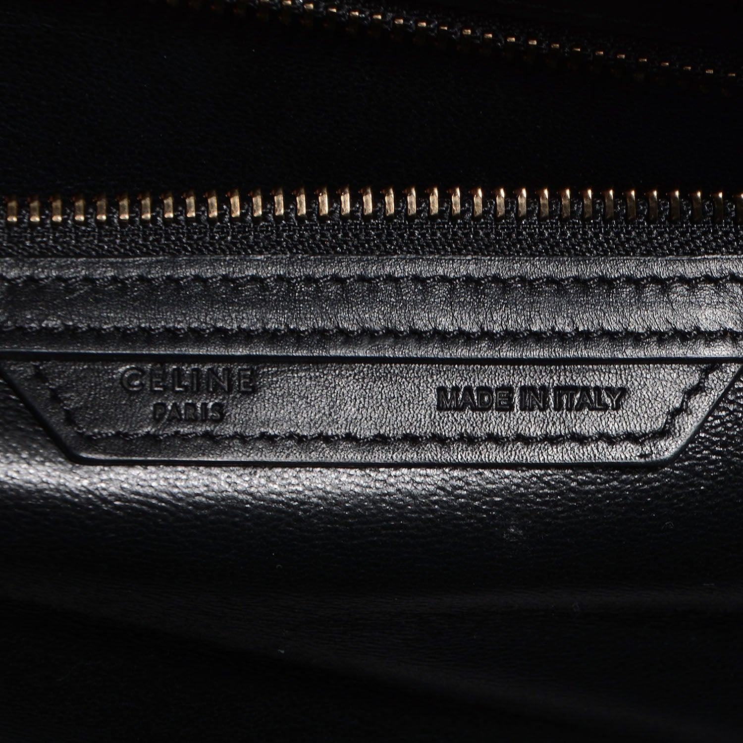 Celine Palmelato Leather Mini Luggage Black 8 of 10