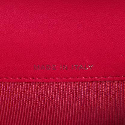 Chanel Lambskin Quilted Flap Card Holder Fuchsia 5 of 7