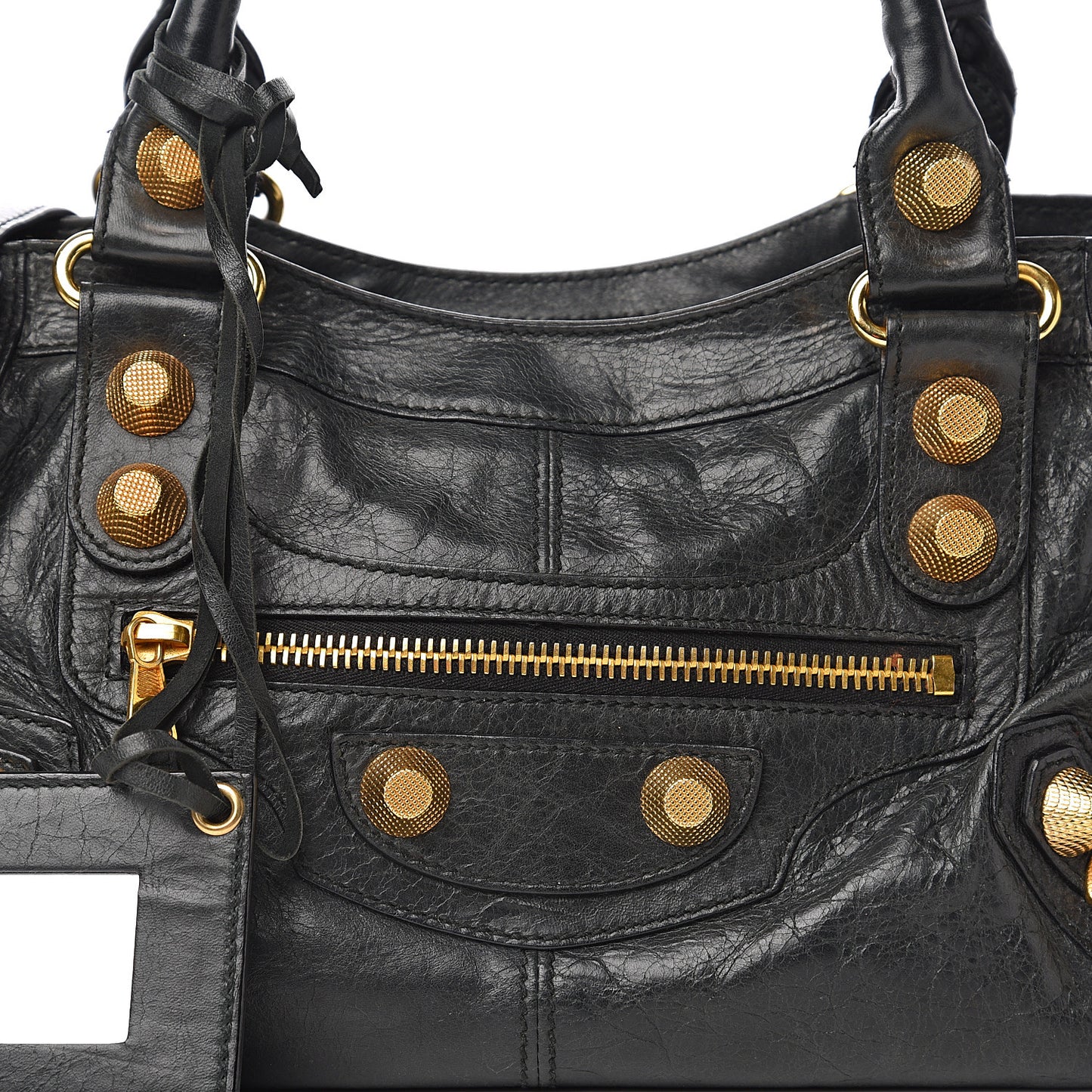 Agneau Giant 21 Gold Hardware Part Time Black