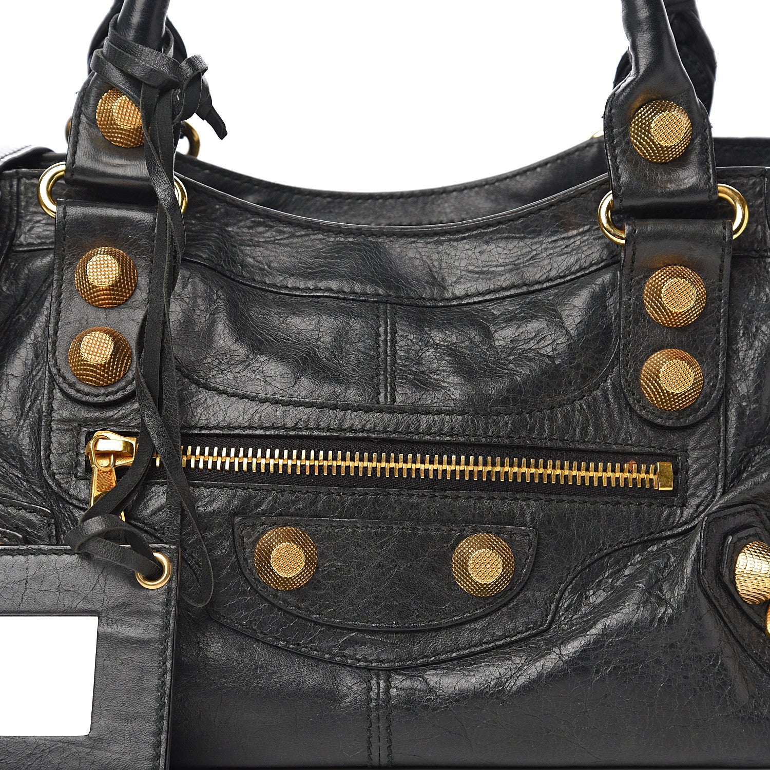 Balenciaga Agneau Giant 21 Gold Hardware Part Time Black 5 of 9