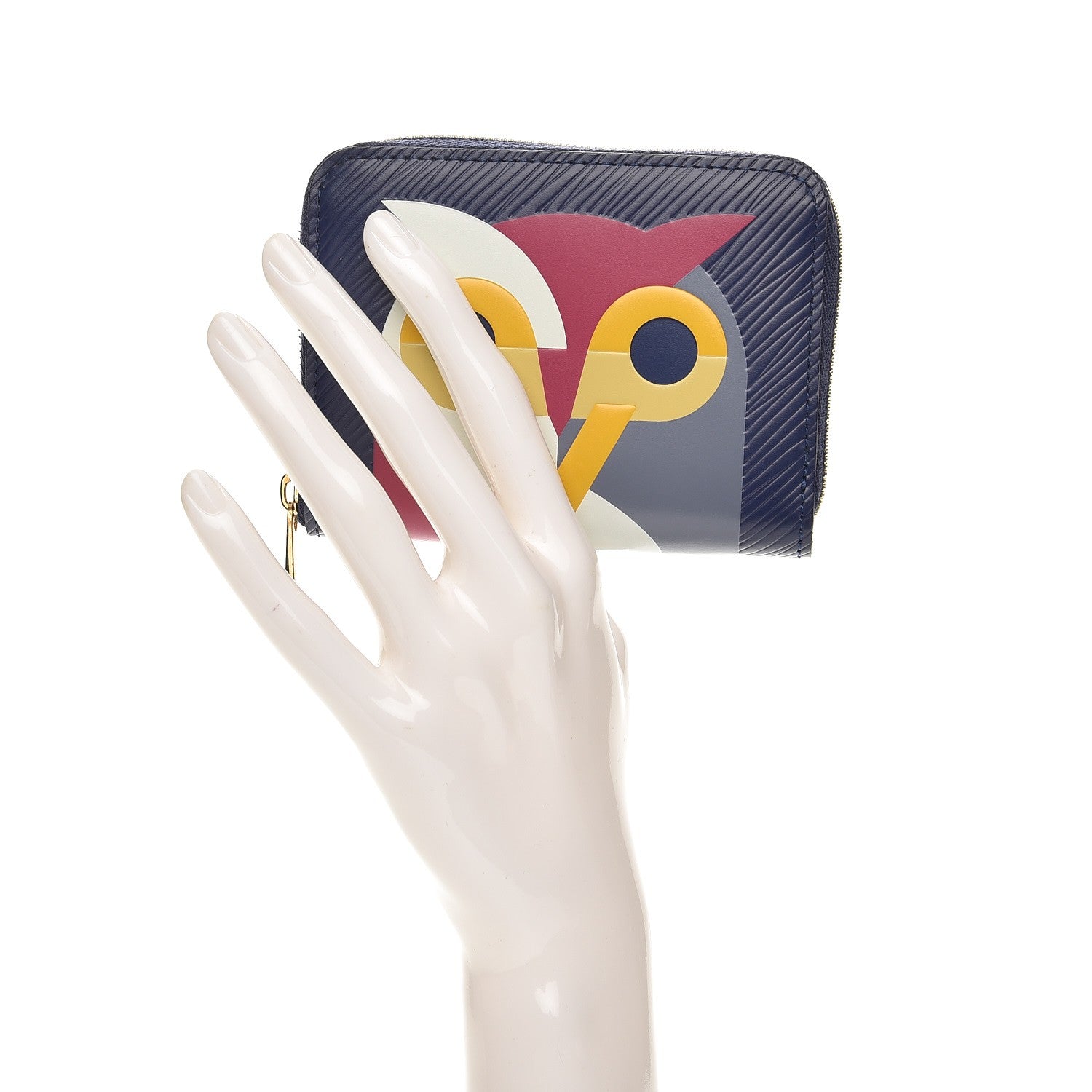 Louis Vuitton Epi Owl Zippy Coin Purse Iris 2 of 7