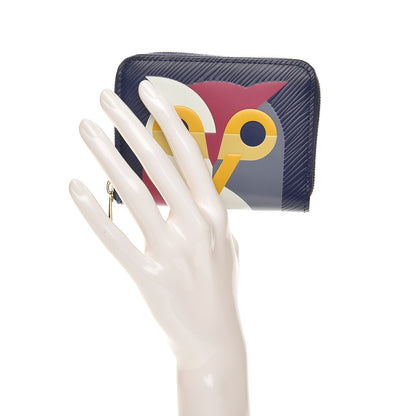 Louis Vuitton Epi Owl Zippy Coin Purse Iris 2 of 7