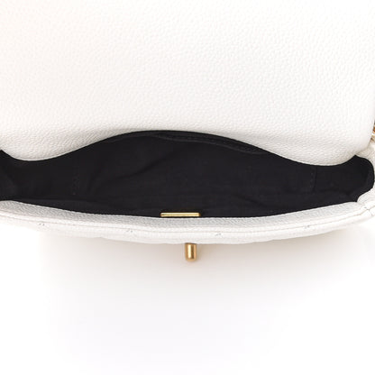 Chanel Caviar Quilted Mini Chain Soul Flap White 9 of 10