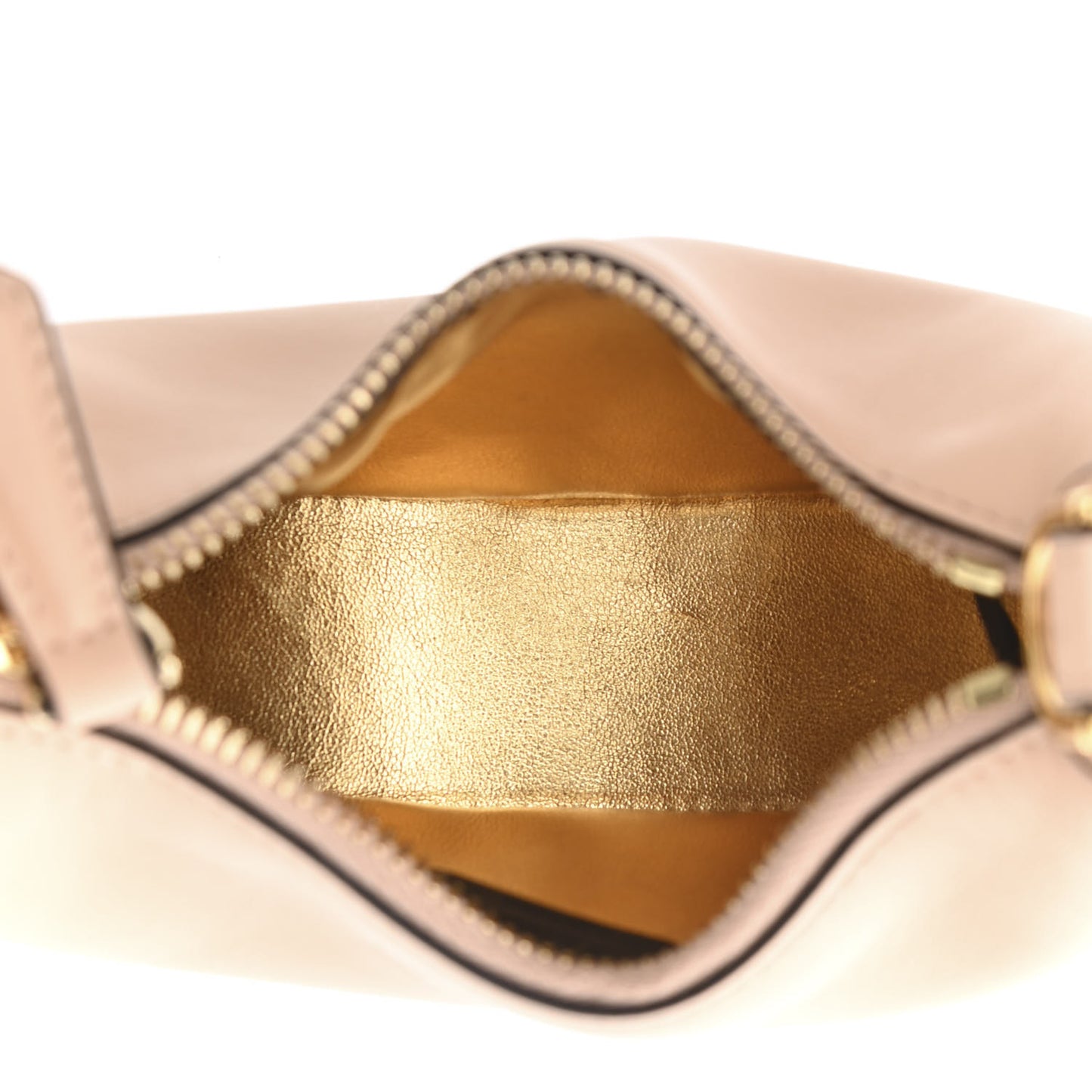 Vitello Grace Matte Nano Fendigraphy Hobo Charm Light Rose