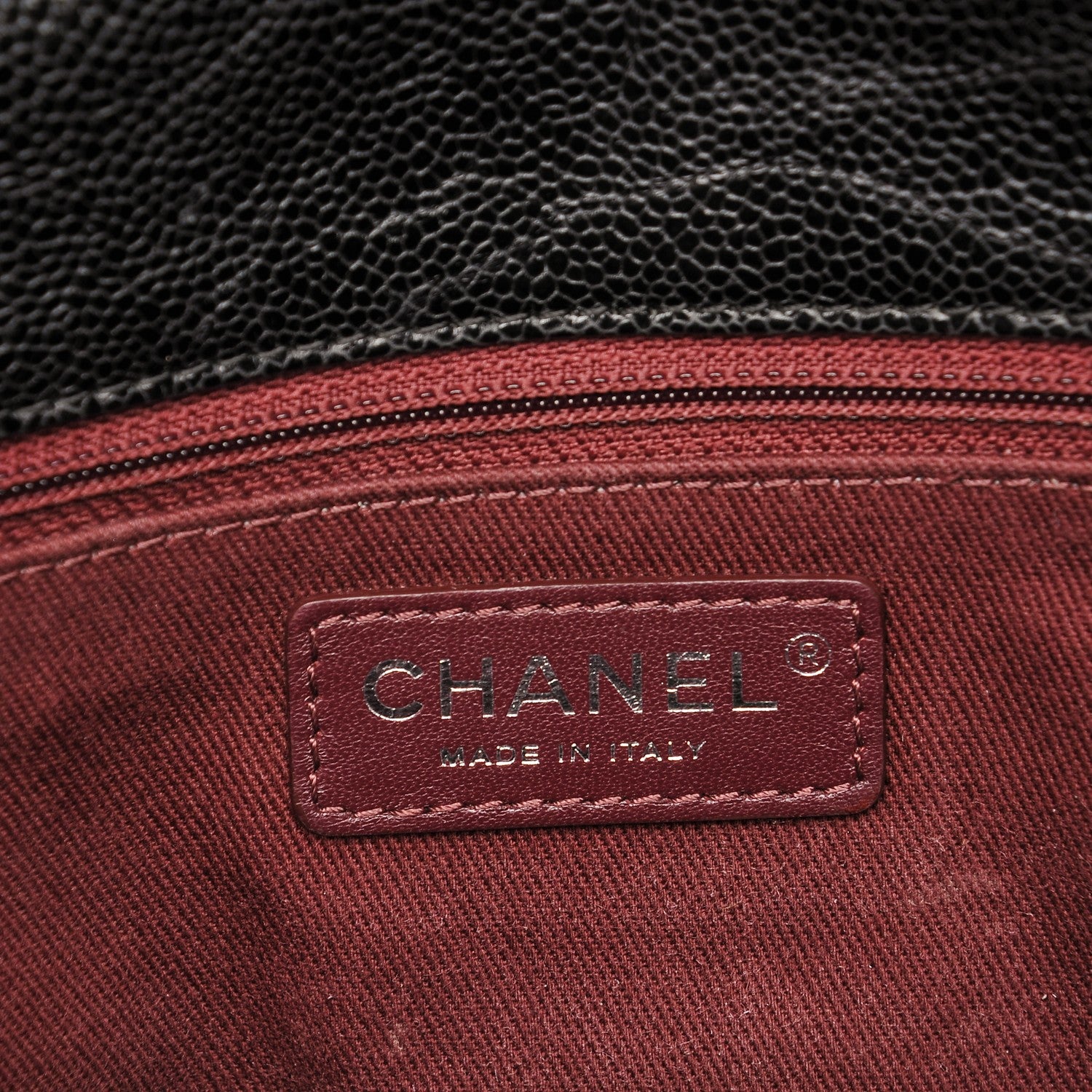 Chanel Crumpled Grained Calfskin Jumbo CC Crave Flap Black 6 of 8