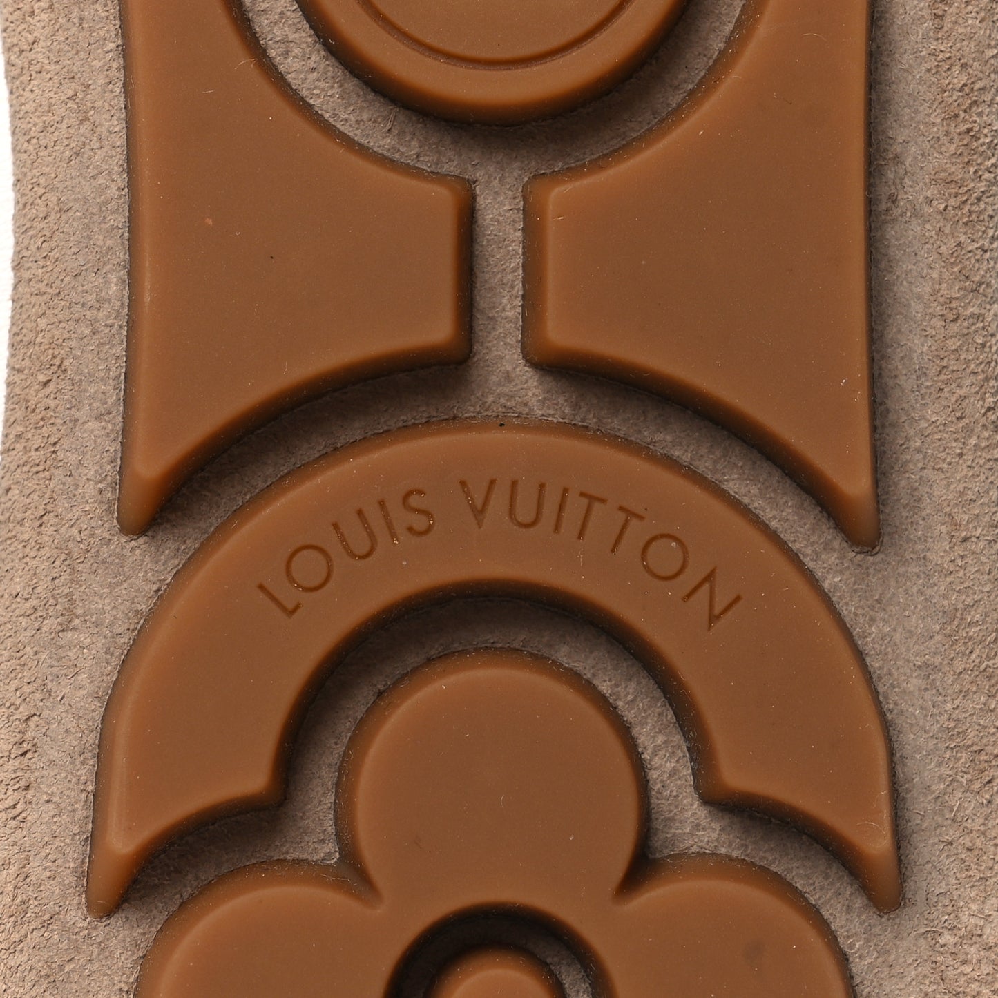 Suede Calfskin LV Sneakerina 41 Hazelnut Brown