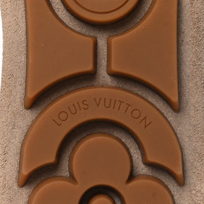Louis Vuitton Suede Calfskin LV Sneakerina 41 Hazelnut Brown 8 of 10