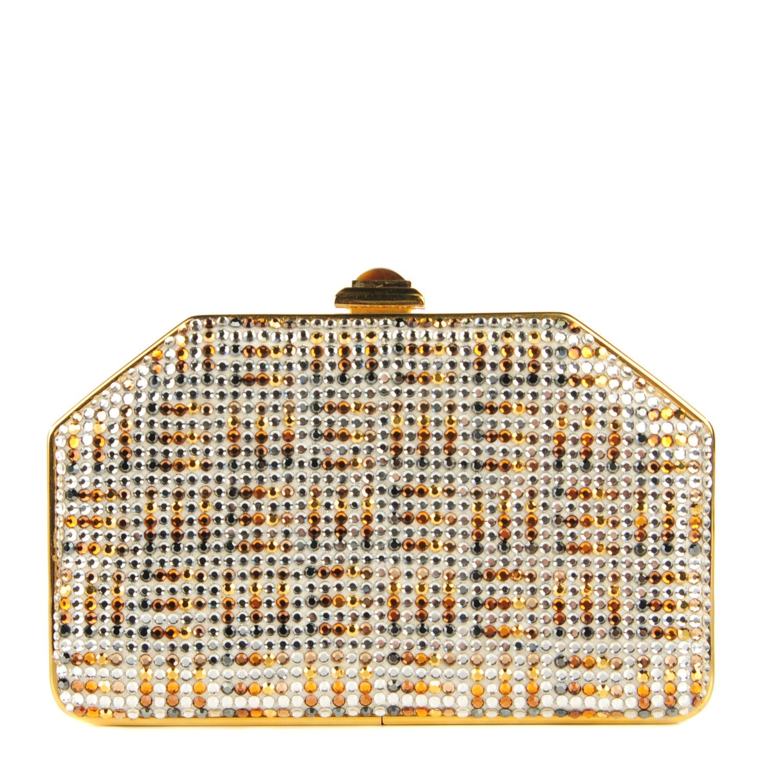Judith Leiber Crystal Minaudiere Clutch Multicolor 1 of 8