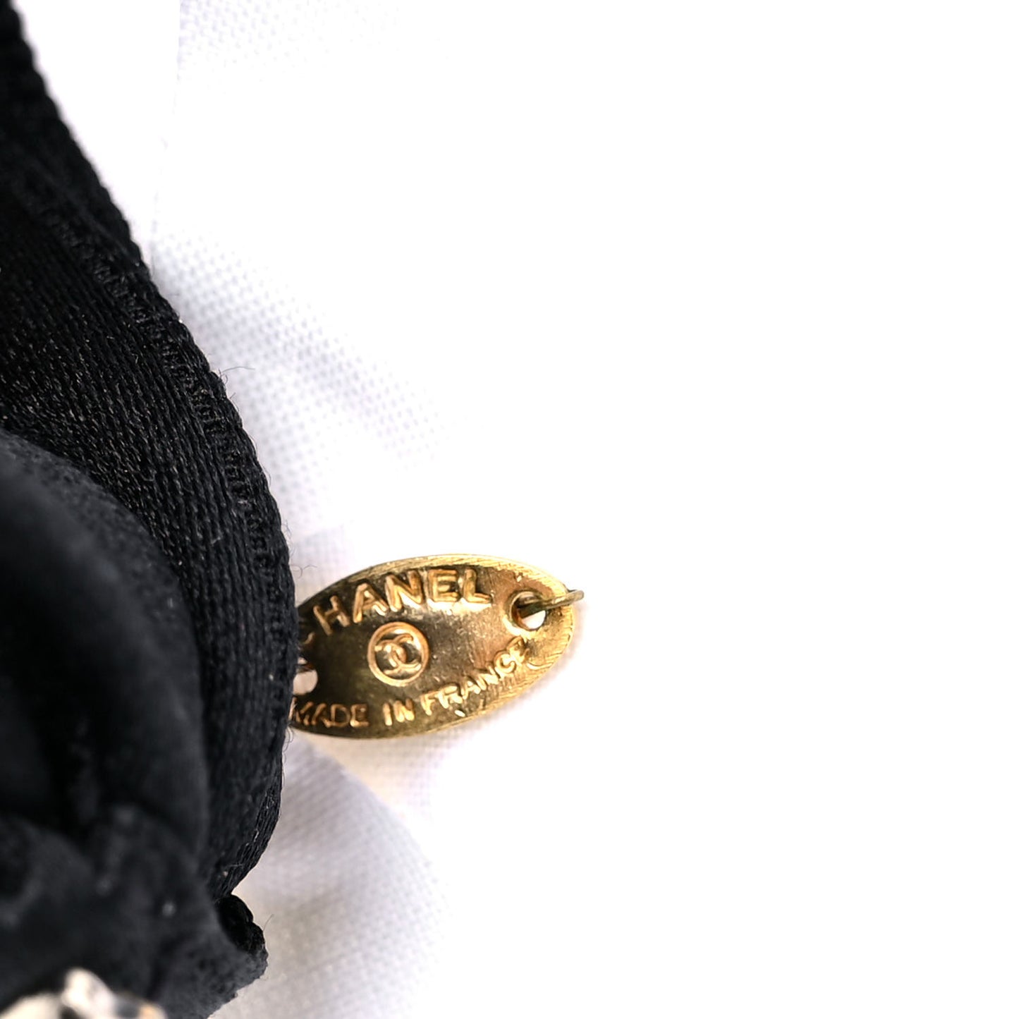 Silk Satin Camellia Bow Brooch Black White