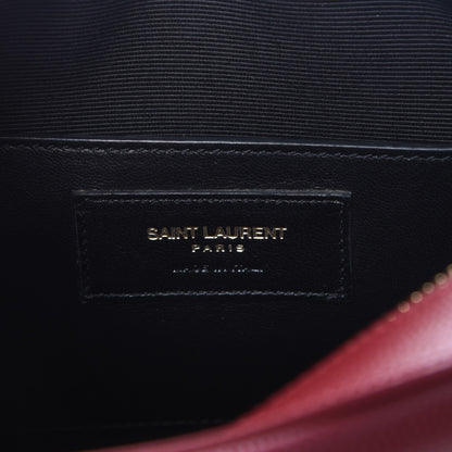 Saint Laurent Grain De Poudre Medium Classic Monogram Camera Bag Oxblood 6 of 7