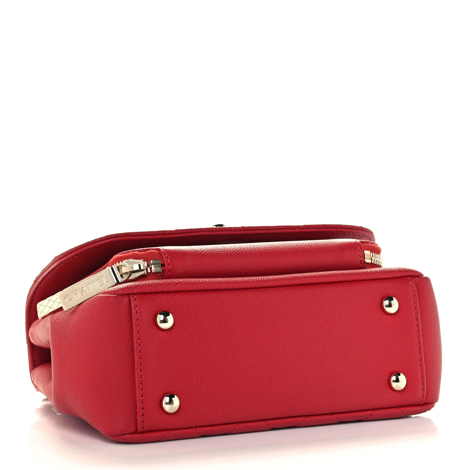 Chanel Caviar Quilted Small Business Affinity Flap Red 3 of 10