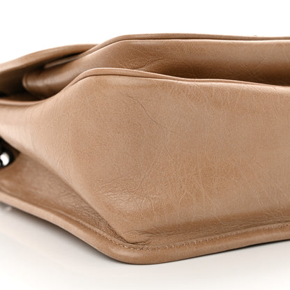 Saint Laurent Crinkled Calfskin Matelasse Monogram Medium Niki Chain Satchel Light Taupe 9 of 11
