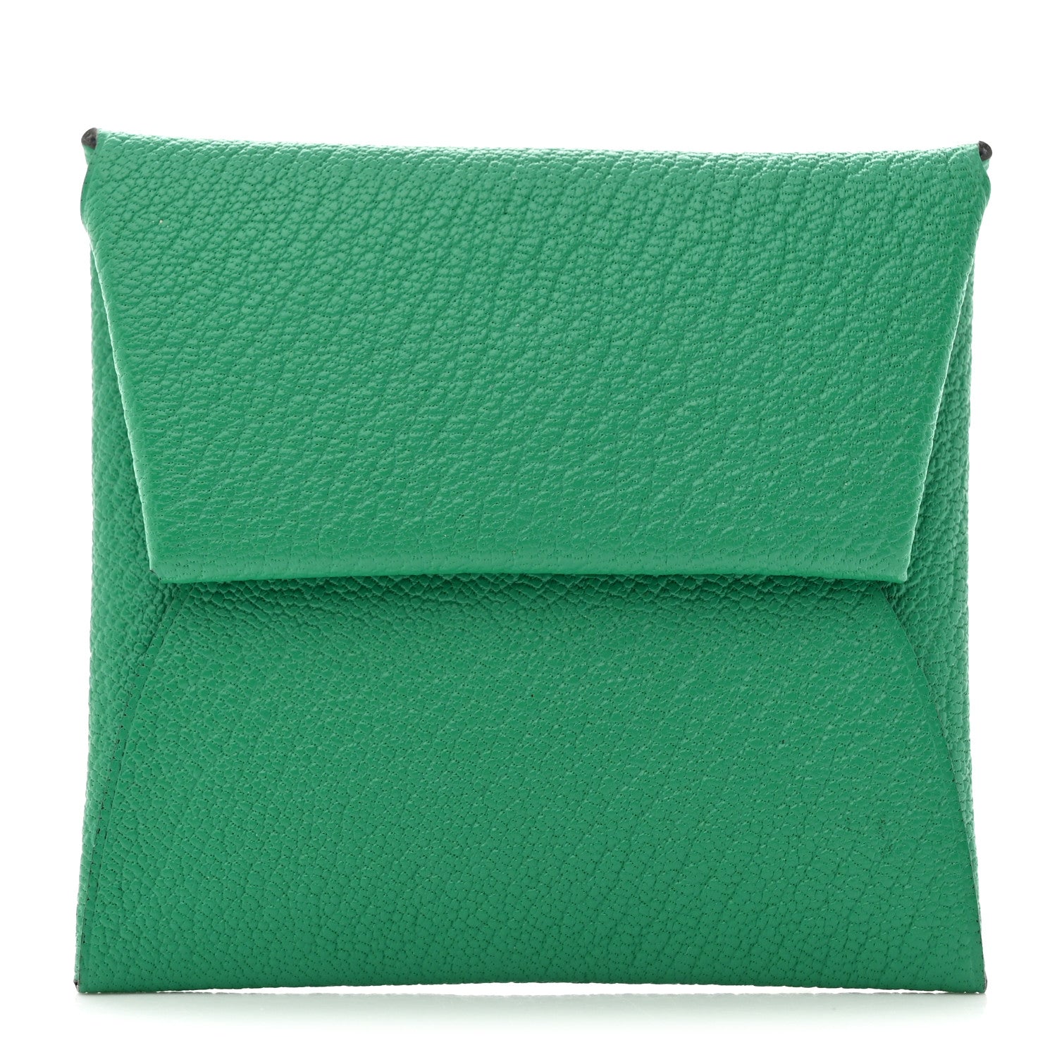 Hermes Chevre Mysore Bastia Verso Coin Purse Menthe Bleu Brume 1 of 8