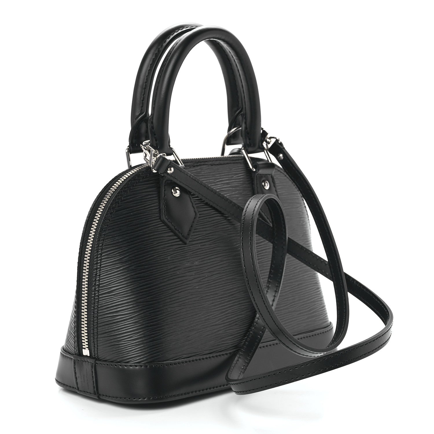 Louis Vuitton Epi Alma BB Black 3 of 13