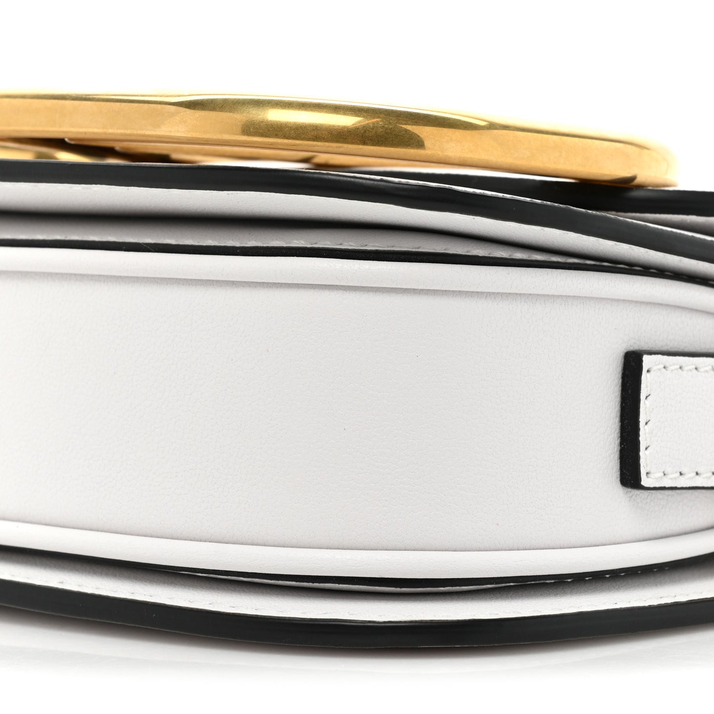 Calfskin Small Supervee Crossbody Bag Optic White