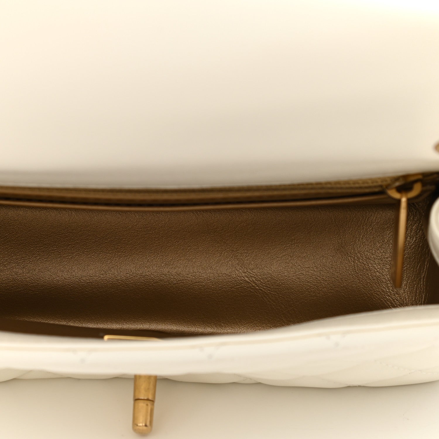 Chanel Lambskin Quilted Mini Rectangular Pearl Crush Flap White 5 of 11