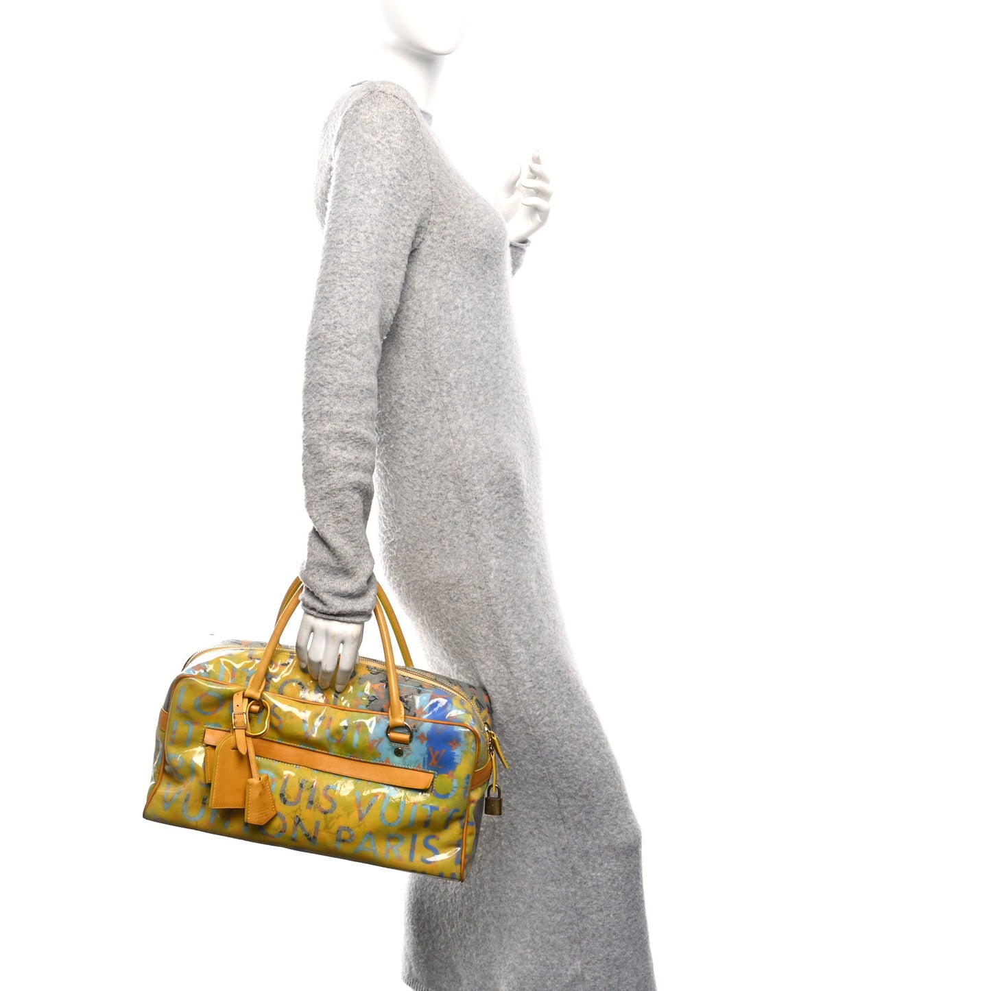 Monogram Pulp Defile Weekender PM Yellow