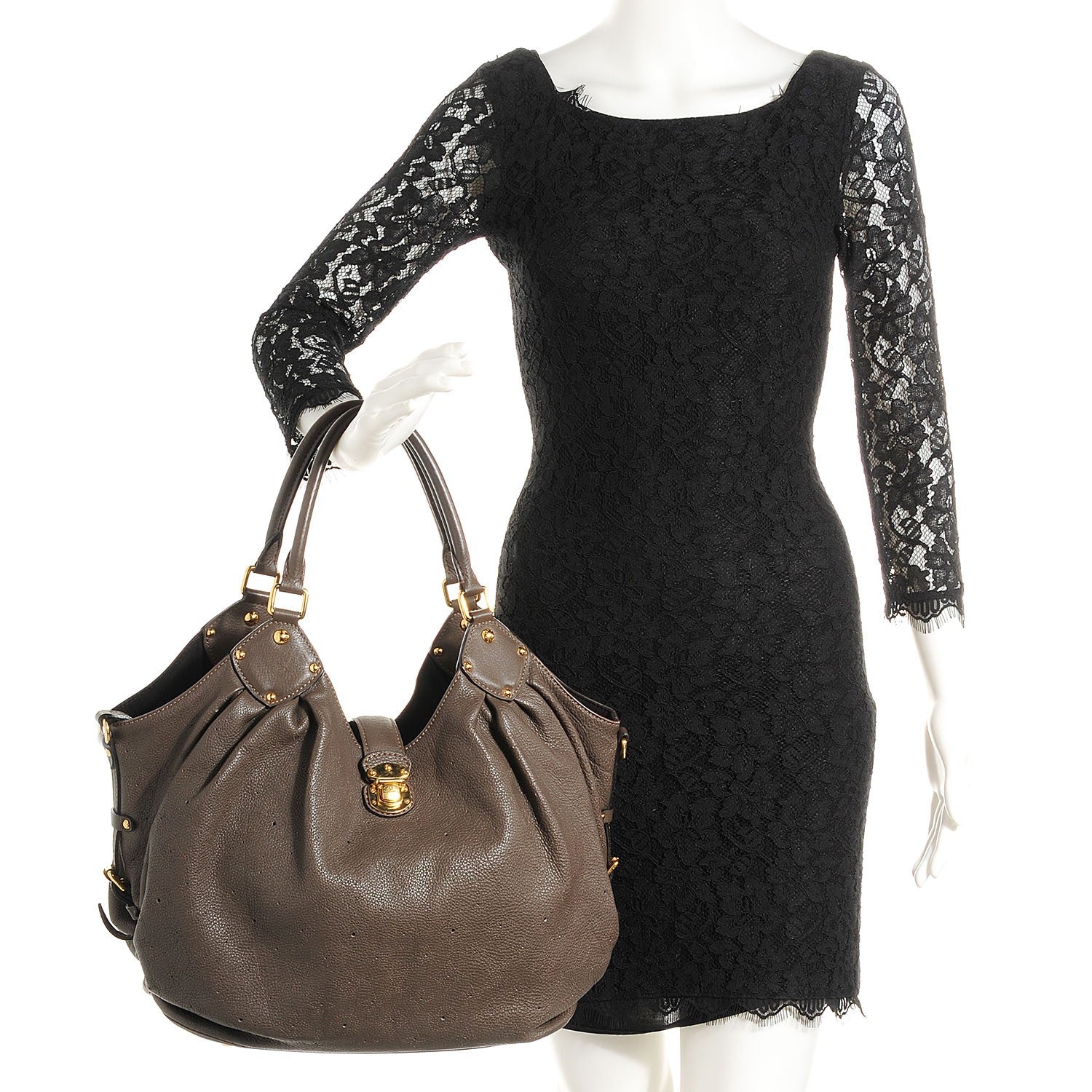 Louis Vuitton Mahina L Elephant Gris 2 of 7