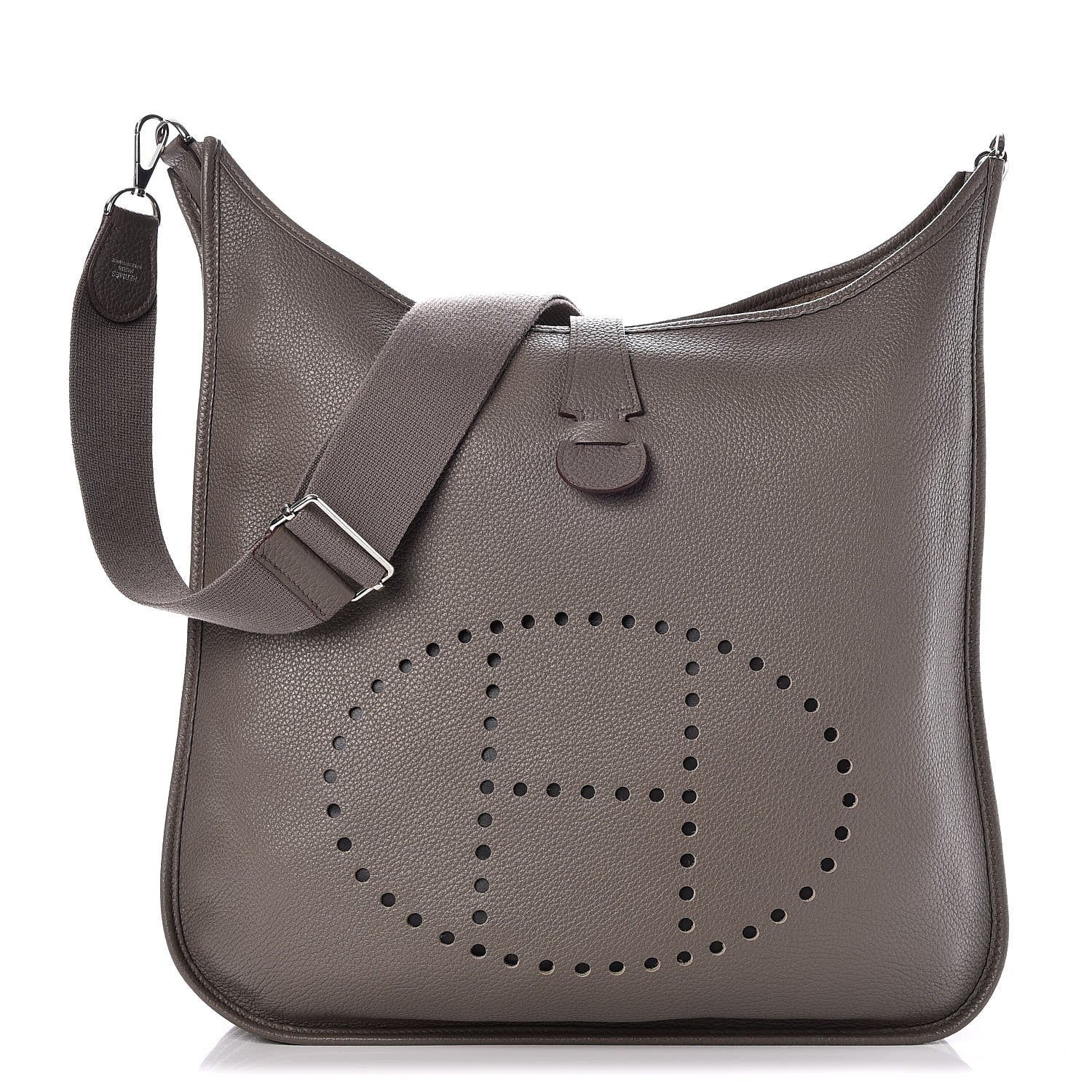 Hermes Taurillon Clemence Evelyne III TGM Etain 1 of 7