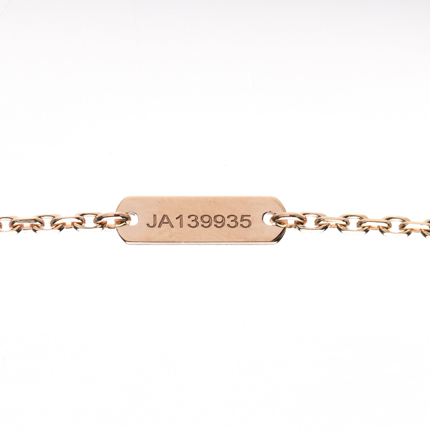 Van Cleef & Arpels 18K Rose Gold Vintage Alhambra Pendant Necklace 5 of 6