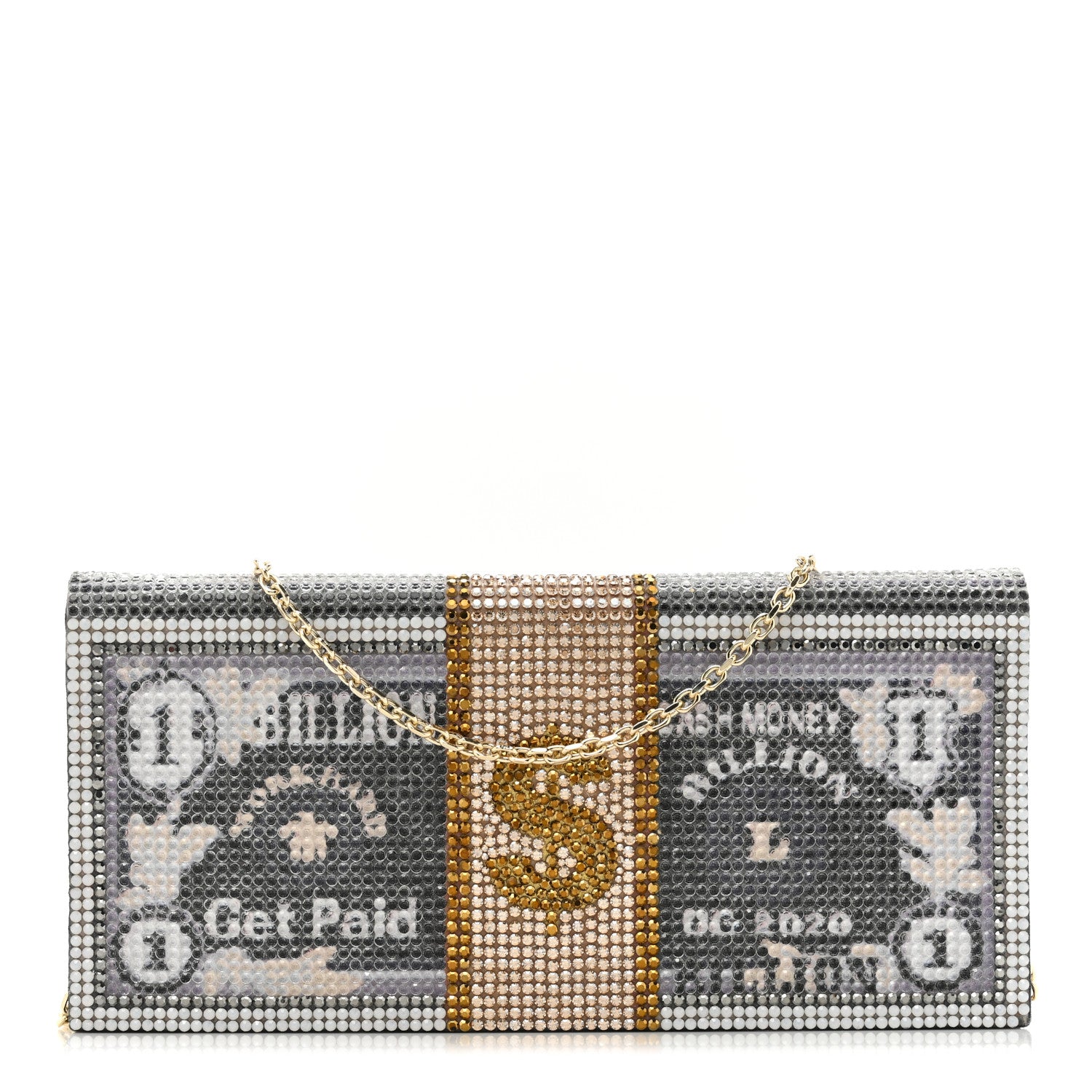 Judith Leiber Crystal Billions Envelope Clutch 1 of 10
