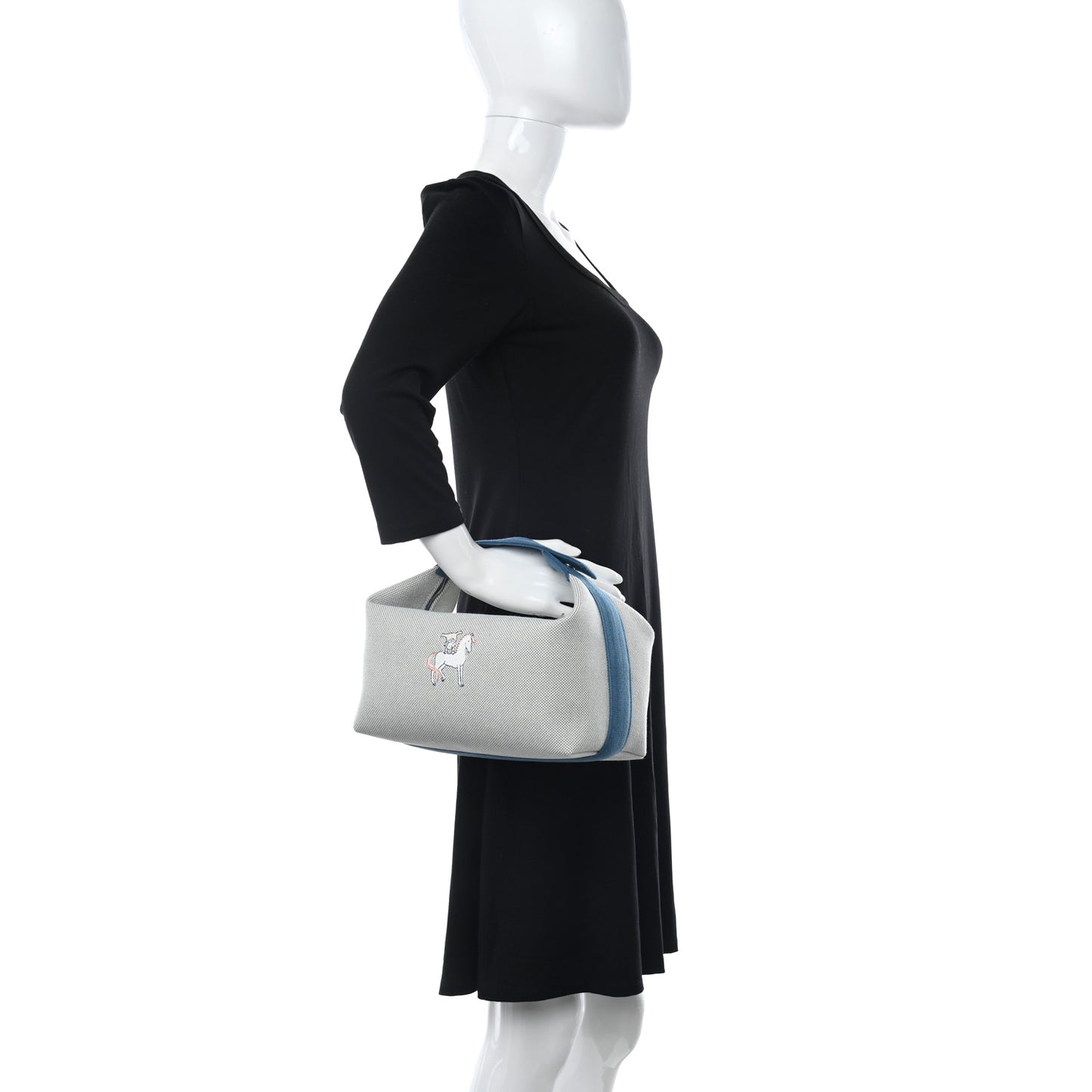 Canvas Large Bride-A-Brac Cabriole Case Bleu Nattier