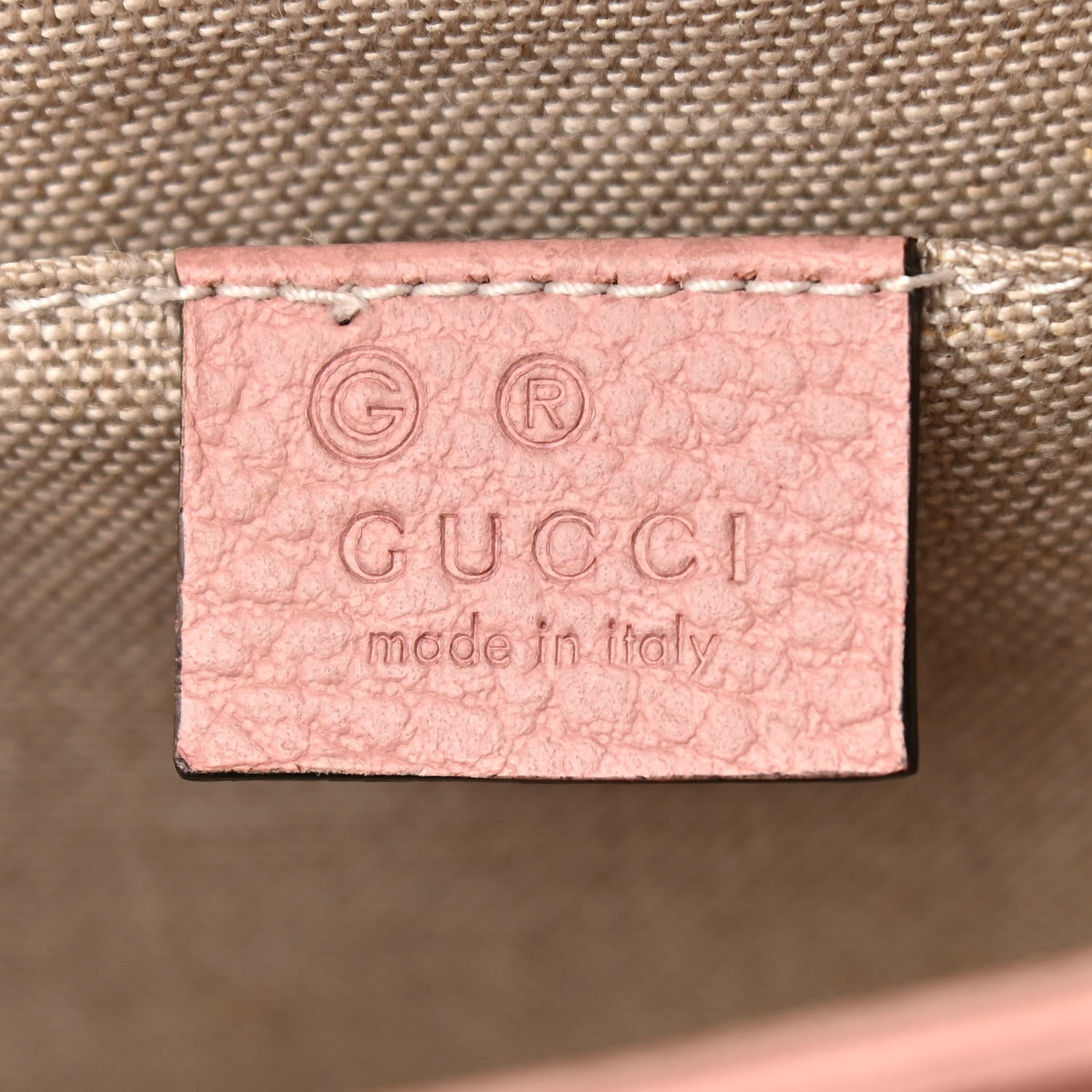 Gucci Dollar Calfskin Small Interlocking G Shoulder Bag Soft Pink 6 of 12