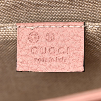 Gucci Dollar Calfskin Small Interlocking G Shoulder Bag Soft Pink 6 of 12