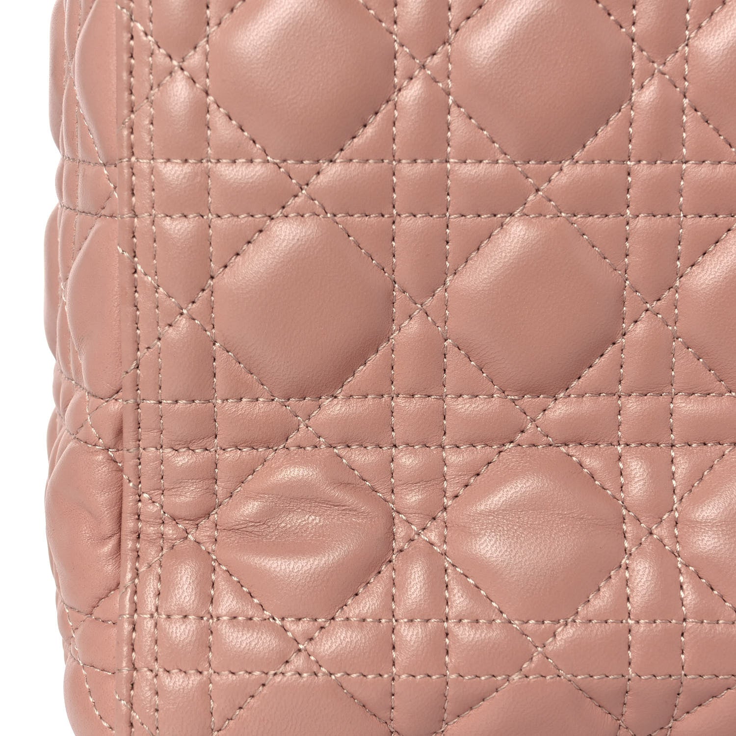 Christian Dior Lambskin Cannage Medium Lady Dior Fard 9 of 9