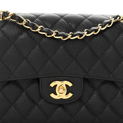 Chanel Caviar Quilted Small Double Flap Black 8 of 12