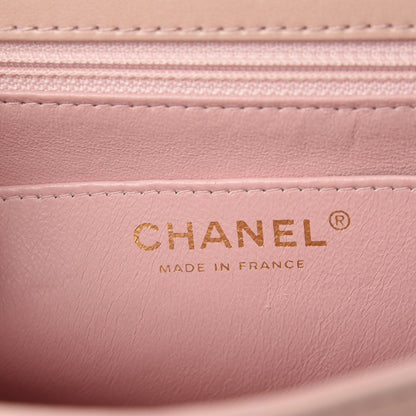Chanel Lambskin Quilted Medium Single Flap Pink 6 of 8