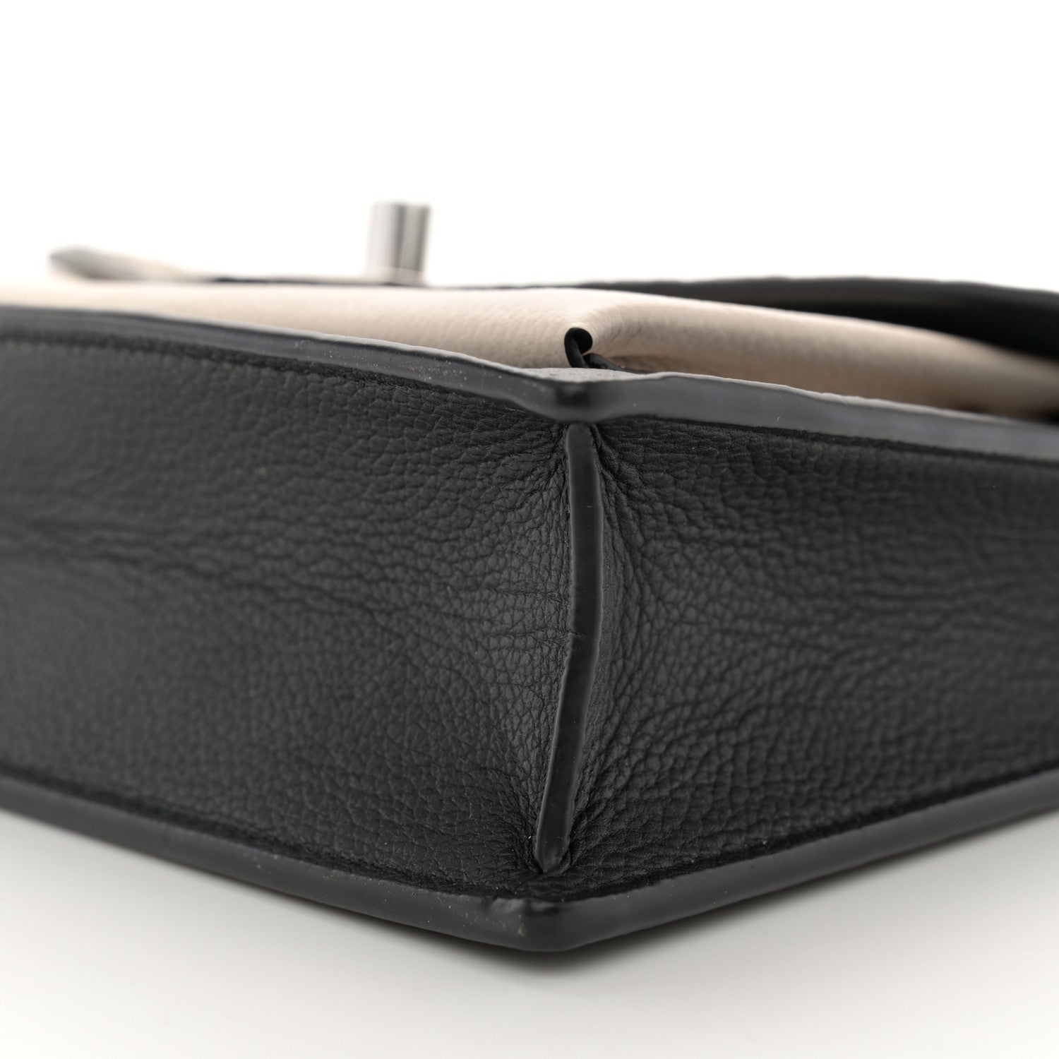 Louis Vuitton Soft Calfskin Snakeskin My Lockme Chain Pochette Black 9 of 10