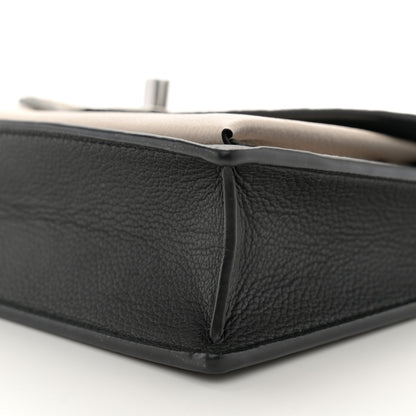 Louis Vuitton Soft Calfskin Snakeskin My Lockme Chain Pochette Black 9 of 10
